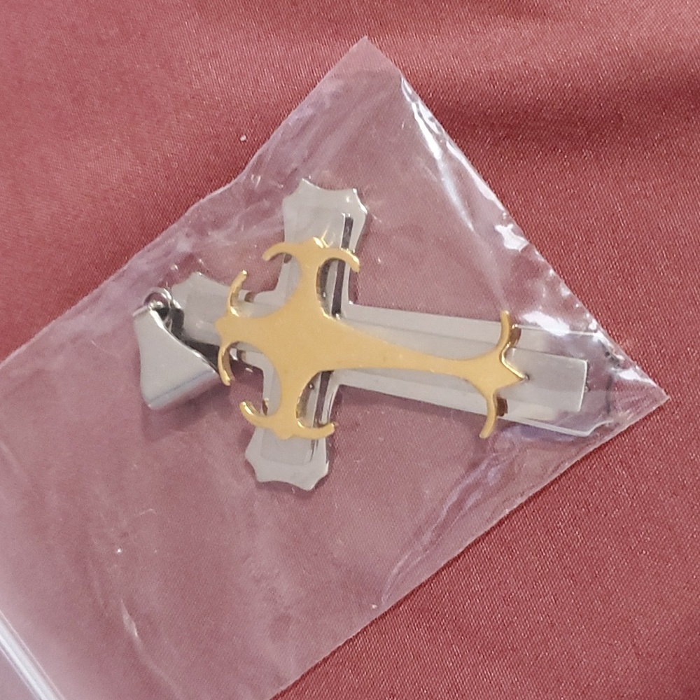 Spikes Stainless Steel Cross